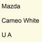 Preview: Mazda, Cameo White, U A.